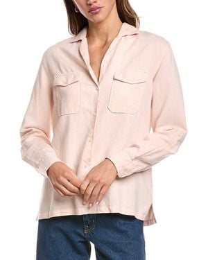 Officine Generale Officine Generale Fily Pigment-dyed Linen-blend Shirt - Natural