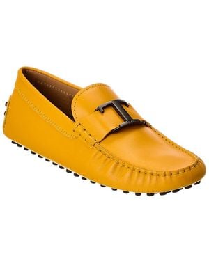 Tod's Leather Loafer - Yellow