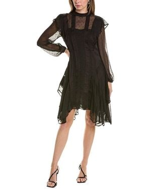 AllSaints Fleur Shim Mini Dress - Black