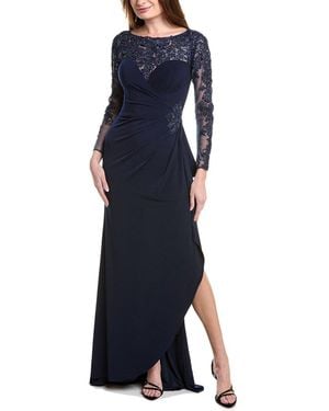 Jovani Embellished Gown - Blue