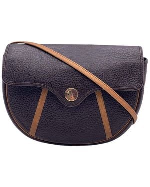 Dior Brown Leather Crossbody (authentic Pre-loved) - Blue