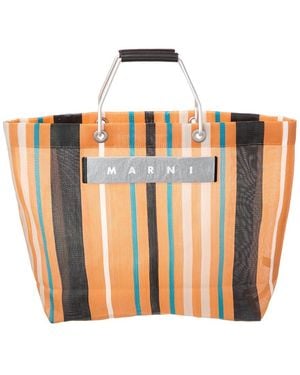Marni Mini Mesh Tote - Orange