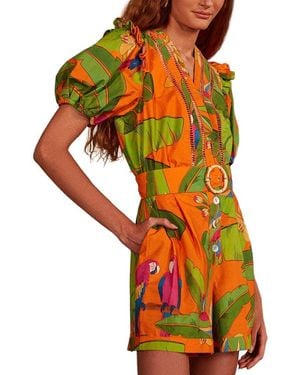 FARM Rio Romper - Orange