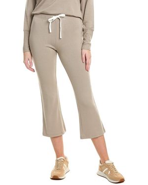 Splits59 Brooks Fleece Cropped Flare Pant - Natural