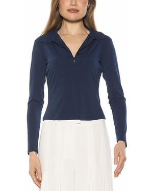 Alexia Admor Marlo Top - Blue