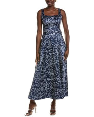 Rene Ruiz Coupe A-line Gown - Blue