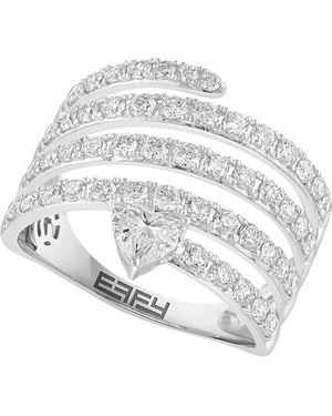 Effy Fine Jewelry 14K 1.42 Ct. Tw. Lab-Grown Diamond Ring - White