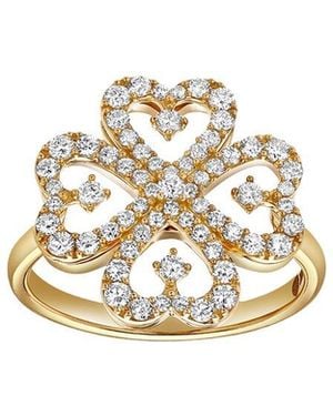 The Reserve 14k 0.63 Ct. Tw. Diamond Clover Heart Ring - White