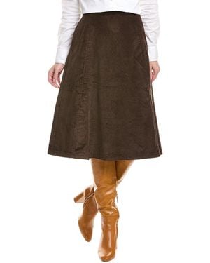 Rag & Bone Melody Corduroy Skirt - Brown