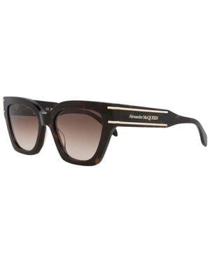 McQueen 53Mm Sunglasses - Brown