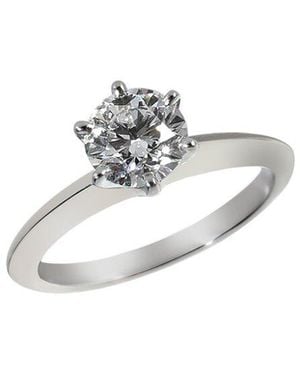 Tiffany & Co. Platinum Diamond Engagement Ring (authentic Pre-loved) - White