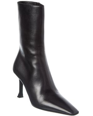 Ferragamo Leather Bootie - Black