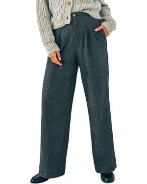 Faherty Dream Flannel Trouser - Blue