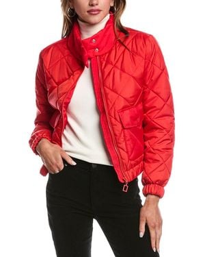 Urban Republic Thin Diamond Quilted Jacket - Red