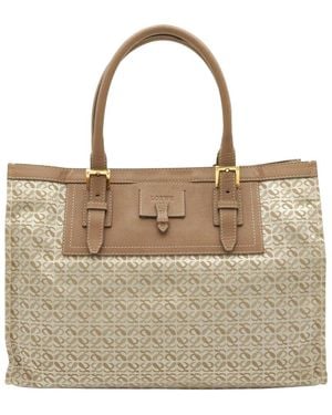 Loewe Canvas Anagram Tote (Authentic Pre-Loved) - Brown