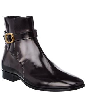 Tod's Leather Ankle Boot - Black