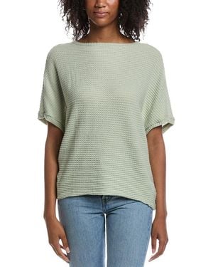 Michael Stars Verna Waffle Knit Top - Green
