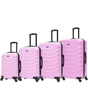 InUSA Endurance Lightweight Hardside 4pc Set - Pink