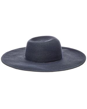Bruno Magli Packable Floppy Brim Sun Hat - Blue