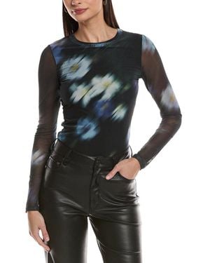 Rag & Bone Aliyah Mesh Top - Black