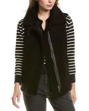 La Fiorentina Biker Vest - Black