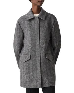 Theory Cape Coat - Gray