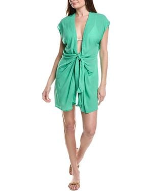ViX Solid Sasha Coverup - Green