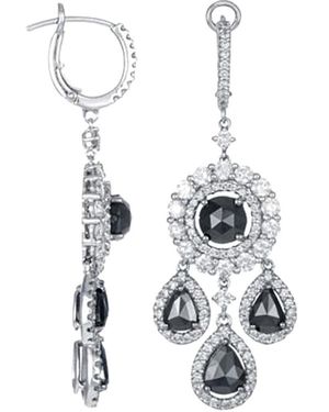 Diana M. Jewels Fine Jewellery 18k 7.20 Ct. Tw. Diamond Earrings - Multicolour