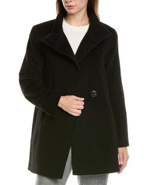 Fleurette Short Wool Jacket - Black