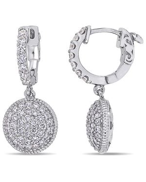 Diamond Select Cuts 14K 1.21 Ct. Tw. Diamond Earrings - White