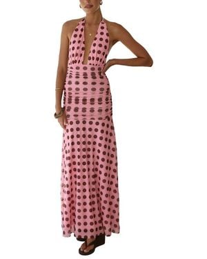LEON GORI Maxi Dress - Red