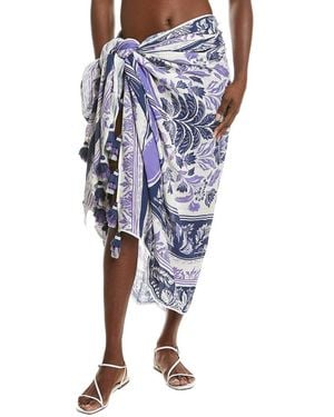FARM Rio Delicate Tapestry Sarong - Blue