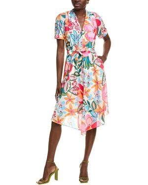 Maggy London Midi Dress - Red