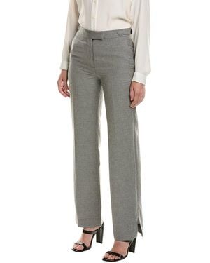 Officine Generale Ilenia Linen-Blend Pant - Grey