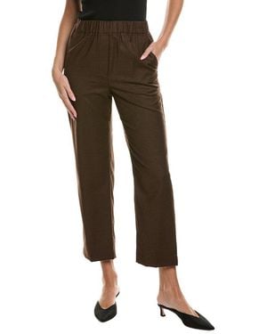 Max Mara Hateley Wool-Blend Trouser - Brown