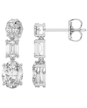 VOWE 14K 6.00 Ct. Tw. Lab-Grown Diamond Earrings - White