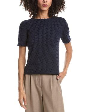 Theory Textured T-Shirt - Blue