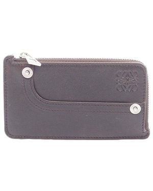 Loewe Coin Card Holder Wallet (authentic Pre-loved) - Purple