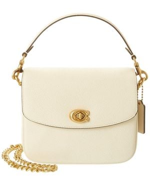 COACH Cassie Leather Crossbody - Natural