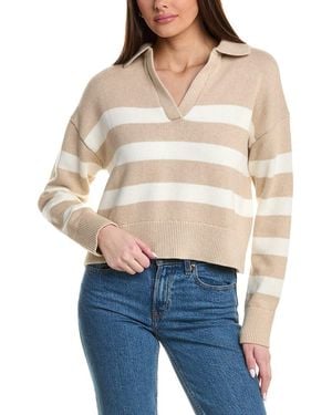 Velvet By Graham & Spencer Lucie Cashmere-Blend Jumper - Blue
