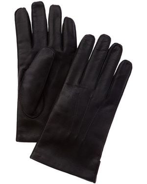 Portolano Tech Leather Gloves - Black