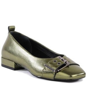 Seychelles Cambridge Leather Flat - Green