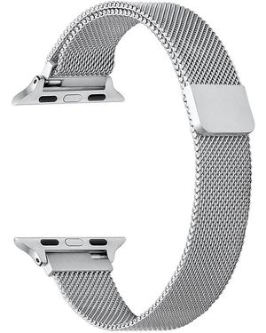 The Posh Tech Skinny Metal Loop Apple Watch Replacement Band - Grey