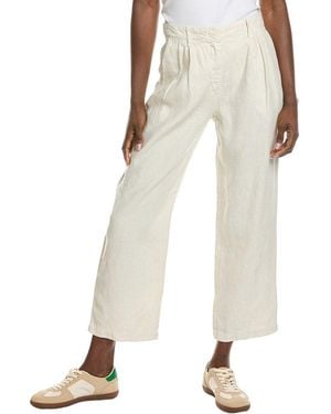 Velvet By Graham & Spencer Pomona Linen Pant - White