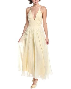 Bardot Arletha Halter Maxi Dress - Natural