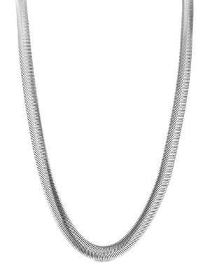 Glaze Jewelry Snake Chain Necklace - Metallic