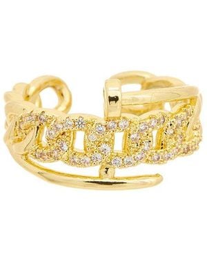Juvell Plated Cz Ring - Metallic