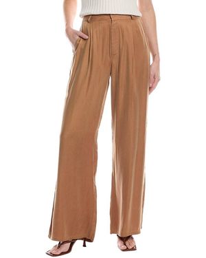 Chaser Brand Pleated Trouser - Brown