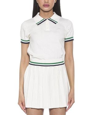Alexia Admor Serena A Line Skirt - White