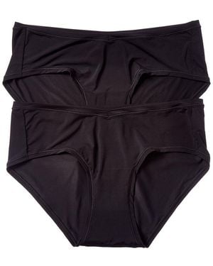Florence By Mills 2pk Soft Girl Flex Hipster - Black